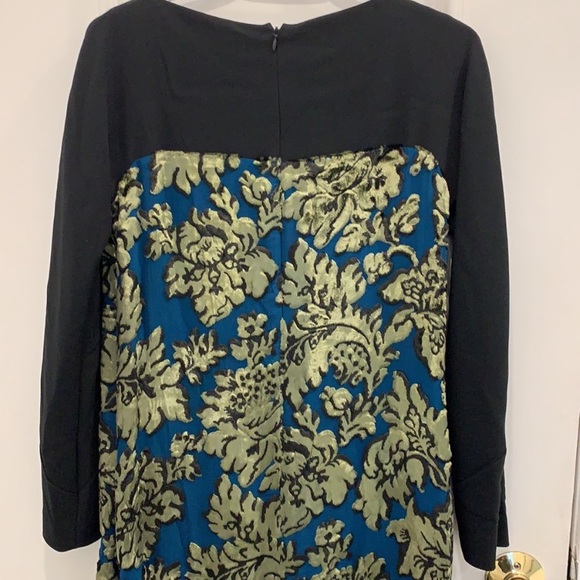 Etro Velvet Patterned Shift Dress Size 40 - Picture 7 of 8